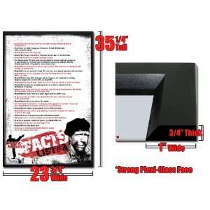 Framed Chuck Norris Fact List 2 Poster Funny Fr9441