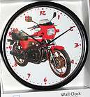 Kawasaki 1981 DOHC GPz550 Sportsbike, Custom Wall Clock