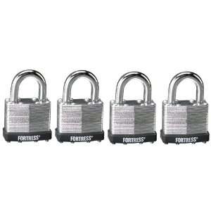 Master Lock 1803Q Fortress 1 1/2 Wide Steel Laminated Padlocks with 7 