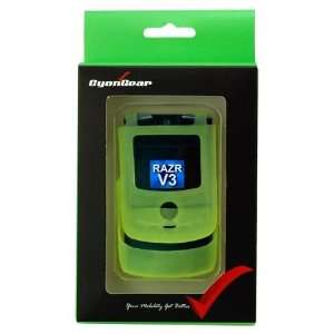  Cyongear Motorola Razr V3 & V3c Lime Green Silicone Case 