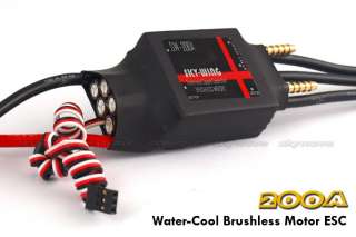 water cool brushless motor 200A ESC for RC Boot Free Shipping  