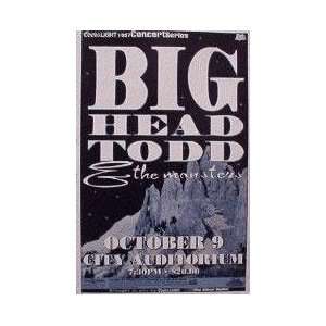  Big Head Todd Colorado Springs 1997 Concert Poster: Home 