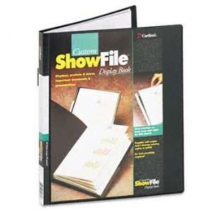  ShowFile Display Book w/Custom Cover Pocket, 24 Letter Size 