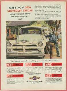 1954 Chevrolet 2 Ton Farm Truck w/Racks  Combine In Bkg  