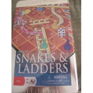 Snakes & Ladders ~ Classic Games in a Tin Toys & Games