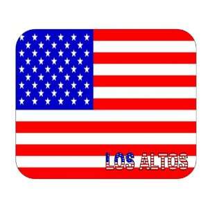  US Flag   Los Altos, California (CA) Mouse Pad 