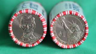 2010 D Abraham Lincoln Presidential Coin Roll 16th $1  
