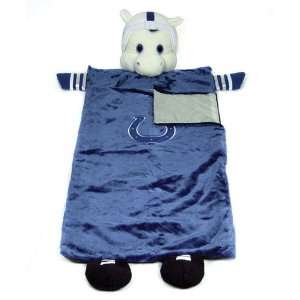   Colts NFL Plush Team Mascot Sleeping Bag (72) Everything Else