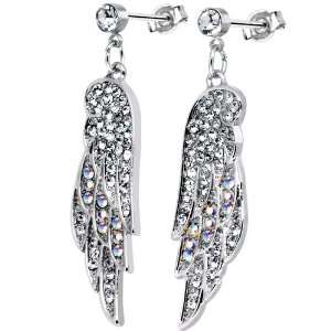  Fly Away Angel Wing Earrings Jewelry