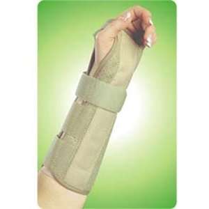  Perforated Suede Wrist & Forearm Brace Left Hand, Medium 