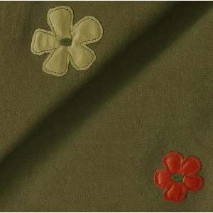  60 Wide Stretch Moleskin Applique Olive Fabric By The 