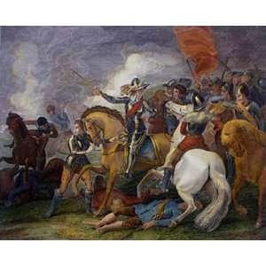 Battle of Edge Hill Etching Stothard, Thomas How, Larkin Military 