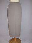 Eileen Fisher $218 Tencel Cashmere Jersey Long Skirt PUMICE M