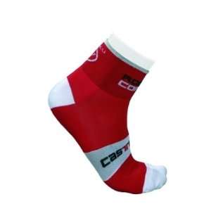  Castelli 2012 Rosso Corsa 6 Cycling Sock   Red   R7072 023 