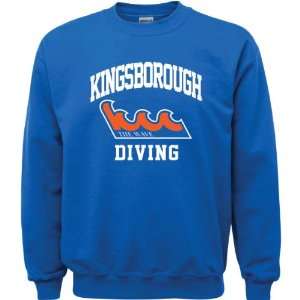  Kingsborough Community College Wave Royal Blue Youth Diving 