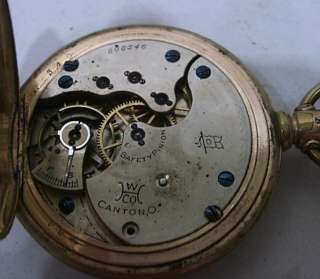 14k Gold Vintage Pocket Watch ~ Dueber Case  