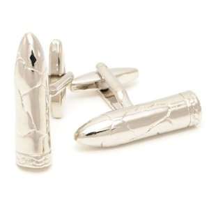  Silver Bullet Cufflinks w/ Box Jewelry