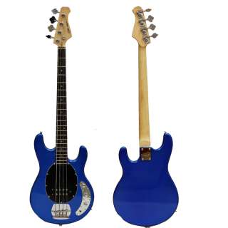 Dr. Tech Classic 4 Strings Electric Bass Guitar   Metallic Blue 