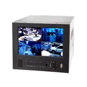   264 Pentaplex Real Time Standalone DVR with LCD Screen and Remote View