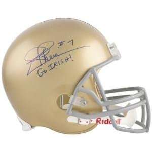  Autographed Joe Theismann Helmet   Replica   Autographed 