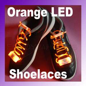 LED Light Up Shoelaces Flash Party Strap String Disco  