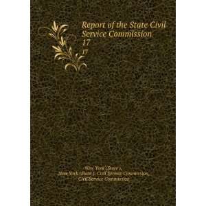  Service Commission. 17 New York (State ). Civil Service Commission 