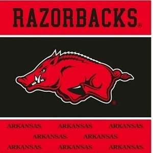  University of Arkansas Razorbacks Beverage Napkins   25 