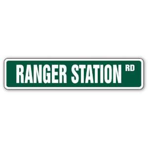  RANGER STATION Street Sign national park trail camping 