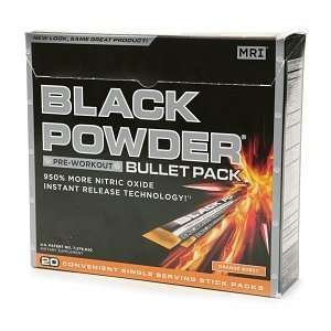 MRI MRI Black Powder Pre Workout Bullet Pack, Orange Burst 20 stick 