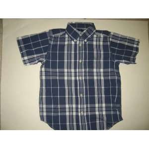    Ralph Lauren Stripe Dress Shirt Short Sleeves Boys Size 5: Baby