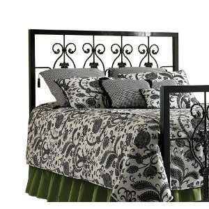 Calypso Contemporary Glossy Black Headboard for Twin Size Bed:  