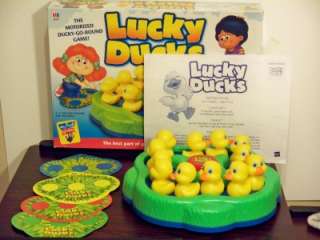 LUCKY DUCKS Chldrens Game Motorized Ducky Go Round Game  