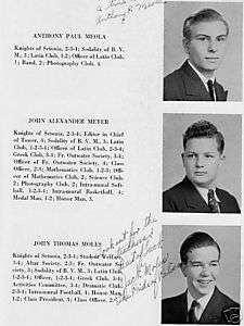 1941 Seton Hall High School Yearbook S Orange NJ WWII  