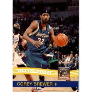 2010 / 2011 Donruss # 126 Corey Brewer Minnesota Timberwolves NBA 