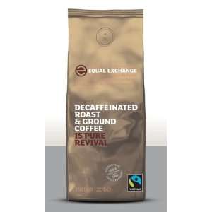  EQUAL EXCHANGE DECAFFEINATED DECAF ROAST GROUND COFFEE 