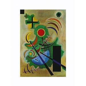  Wassily Kandinsky   Solid Green Canvas: Home & Kitchen