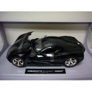  Jada 2009 Corvette Stingray Concept Black 1:18 New Limited 