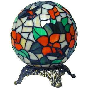  VCS TGHB8 Tiffany Glass 8 Inch Hummingbird Lighted Globe 