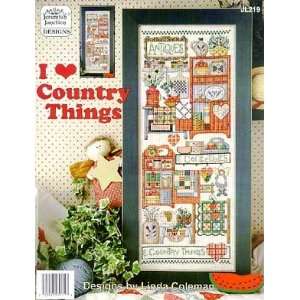  I Love Country Things   Cross Stitch Pattern Arts, Crafts 