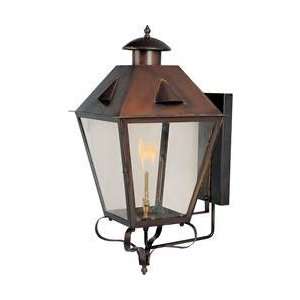   Leeds Rustic / Country Outdoor Wall Mount Gas Lantern from the Leeds
