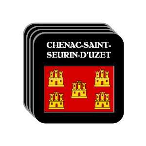 Poitou Charentes   CHENAC SAINT SEURIN DUZET Set of 4 Mini Mousepad 