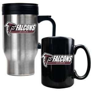  Atlanta Falcons Travel Mug & Ceramic Mug set: Sports 