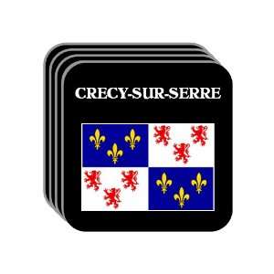 Picardie (Picardy)   CRECY SUR SERRE Set of 4 Mini Mousepad Coasters