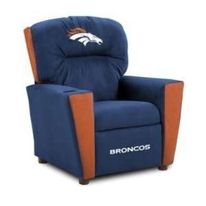  Denver Broncos Kids/Child Team Logo Recliner Lounge Chair 