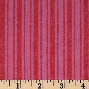   Flannel Stripe Pink Rose Fabric By The Yard: Arts, Crafts & Sewing