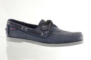 Sebago Mens Boat Shoes B72968 Docksides Blue Leather  