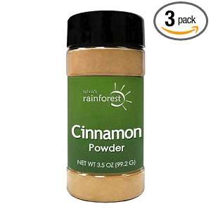  Sylvias Rainforest Cinnamon Powder, 3.5 Ounce Bottle 