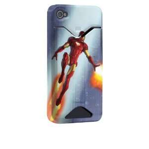   4S ID / Credit Card Case   Iron Man   Fire Cell Phones & Accessories
