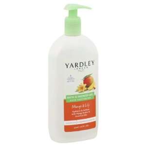 Yardley London Bath & Shower Gel, Skin Softening, Mango & Lily 16 fl 