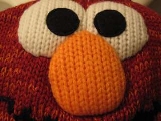  Sesame Street Elmo Beanie Costume Snowboard Knit Fleece Ski Hat  